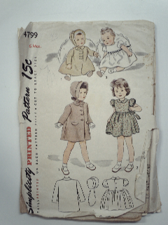 1940's Womens/Childs Pattern