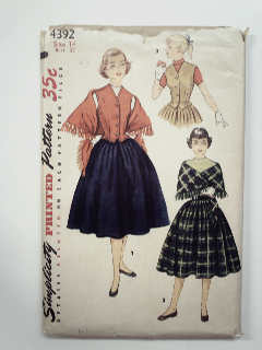 1950's Womens/Girls Pattern