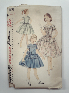 1950's Womens/Childs Pattern