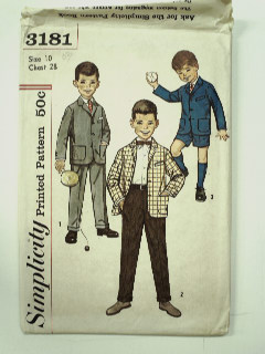 1960's Mens/Childs Pattern