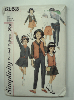 1960's Womens/Girls Pattern