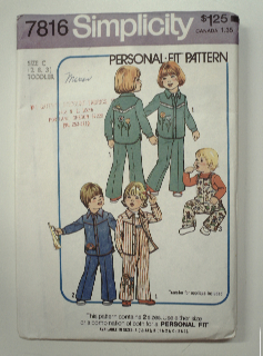 1970's Unisex Childs Pattern