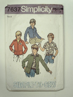 1970's Mens Childs Pattern