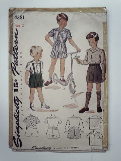 1940's Mens Childs Pattern