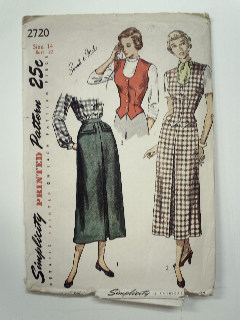 1940's Womens Pattern