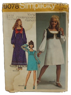 1970's Womens or Girls Pattern