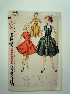 1950's Womens or Girls Pattern