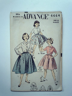 1950's Womens or Girls Pattern