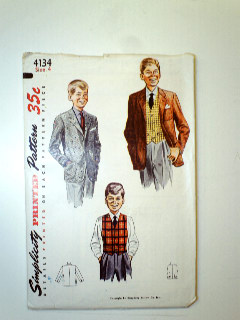 Mens 1940's & 1950's Sewing Patterns at RustyZipper.Com Vintage Clothing