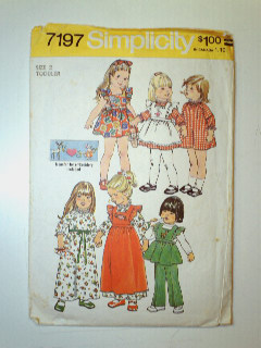 1970's Womens/Childs Pattern