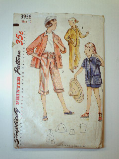 1950's Womens/Girls Pattern