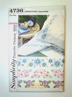 vintage Vogart hot iron on transfers, pillowcases to embroider embroidery  transfer lot