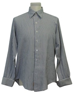 1980's Mens French Cuff Shirt