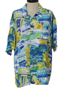 1980's Mens Hawaiian Shirt