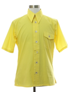 1970's Mens Mod Sport Shirt