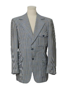 1970's Mens Blazer Style Sport Coat Jacket