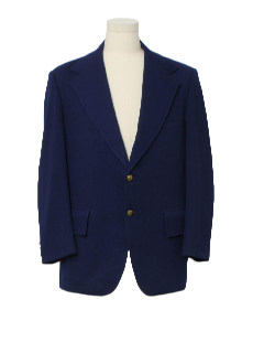 1970's Mens Mod Blazer Style Sport Coat Jacket