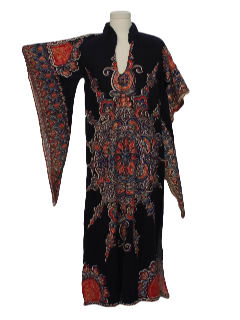 1960's Unisex Hippie Robe Dress