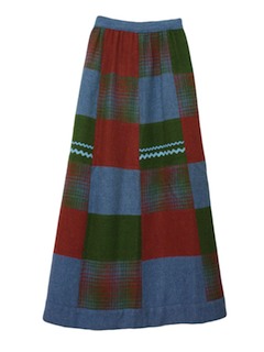 Womens 1980 s Long Skirts at RustyZipper.Com Vintage Clothing