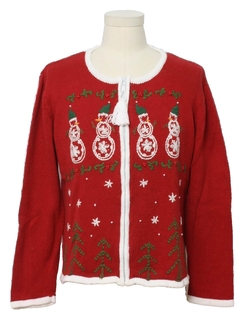 1980's Womens Ugly Christmas Sweater