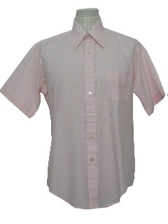 1970's Mens Solid Shirt 