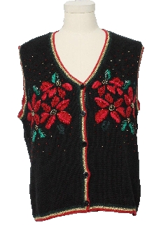 1980's Unisex Ugly Christmas Sweater Vest