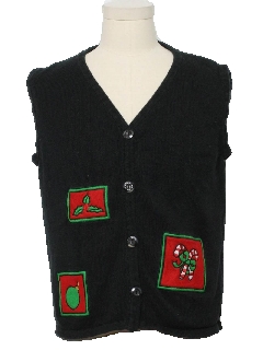 1980's Unisex Ugly Christmas Sweater Vest