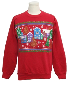 1980's Unisex Ugly Christmas Vintage Sweatshirt