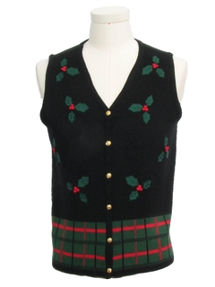 1980's Unisex Ugly Christmas Vintage Sweater Vest