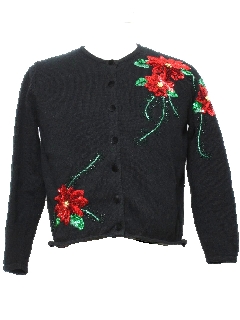 1980's Womens Ugly Christmas Cocktail Sweater