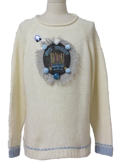1980's Unisex Hanukkah Ugly Christmas Sweater