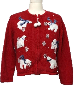 1980's Womens Ugly Christmas Sweater