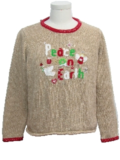 1980's Womens Ugly Christmas Sweater