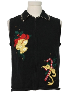 1980's Womens Ugly Christmas Sweater Vest