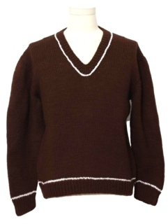 1980's Mens Totally 80s Preppy Sweater