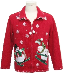 1980's Womens Ugly Christmas Sweater