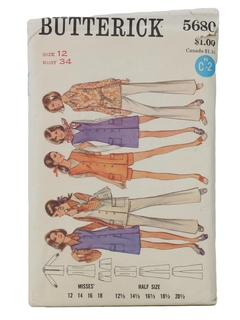 1960's Womens Pattern