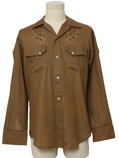 1960's Mens Western Shirt