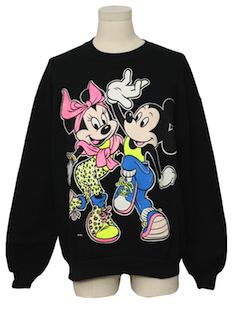 1980's Unisex Totally 80s Disney Sweatshirt