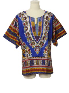 1970's Unisex Dashiki Hippie Shirt