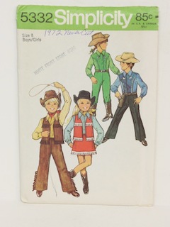 1970's Unisex/Childs Pattern