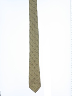 1960's Mens Skinny Rockabilly Necktie