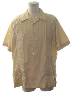 1980's Mens Guayabera Shirt