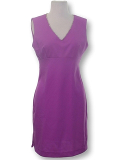 1970's Womens Knit Semi-Formal Cocktail Dress