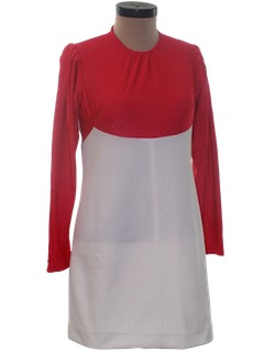 1960's Womens Mod Knit Dress