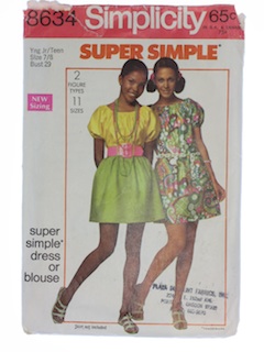 1960's Womens/Girls Pattern