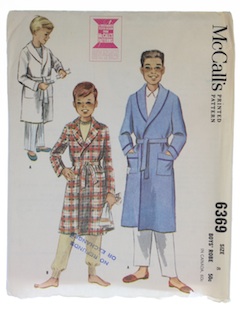 1960's Mens/Boys Pattern