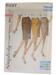 1960's Womens Pattern