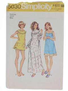 1960's Womens Pattern