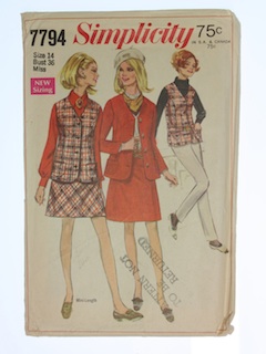 1960's Womens Pattern